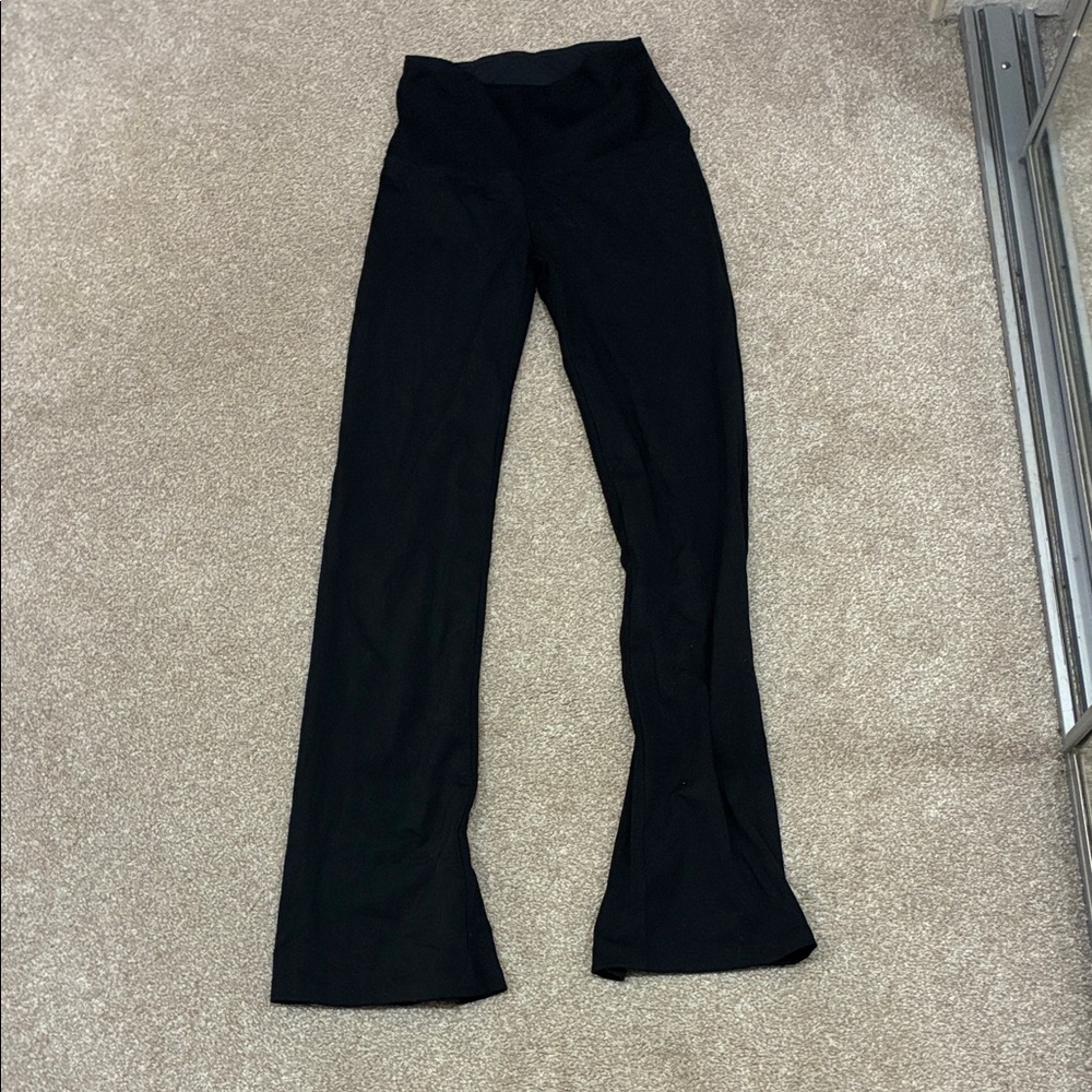 Women’s Black Flared Track Pants